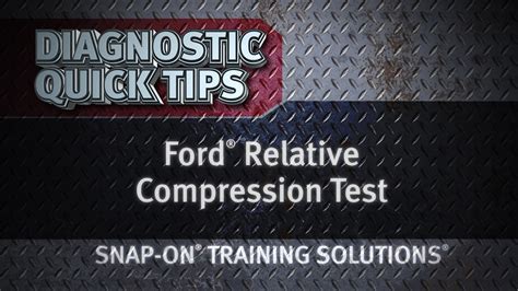 Quick Tip: Ford® Relative Compression Test 